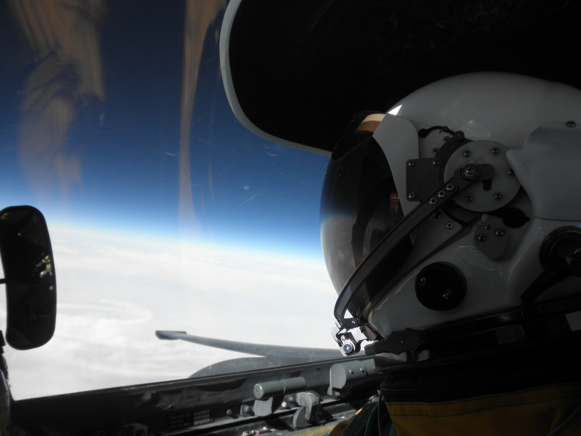 During the lowest flight in a U-2 intelligence, surveillance and reconaissance aircraft over Afghanistan, "everything was crystal clear," said Lt. Col. Kirt Stallings, commander, 99th Expeditionary Reconnaissance Squadron at a non-disclosed base in Southwest Asia. He was referring to where the cloud level was as he piloted the Dragon Lady like the one shown here. Capt. Matt Nussbaum, U-2 pilot, is leading an effort to squeeze every drop of usefulness out of every image the U-2 Dragon snaps during missions flown from the 380th Air Expeditionary Wing. (U.S. Air Force Photo/SrA Jenifer H. Calhoun/Released)   