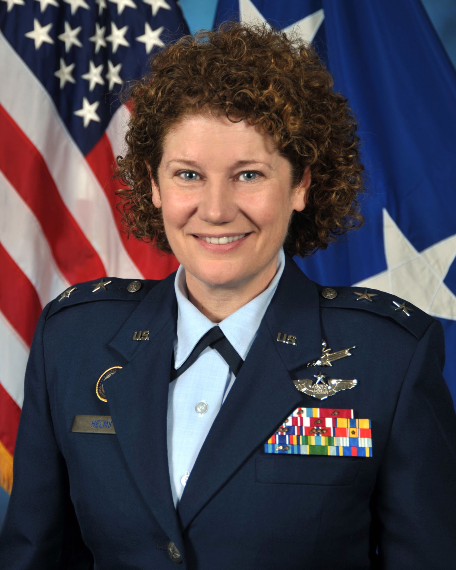 VANDENBERG AIR FORCE BASE, Calif. – Maj. Gen. Susan Helms, the U.S. Strategic Command director of plans and policy, visited Vandenberg as a guest speaker at the Joint Space Operations Center’s dining-in at the Pacific Coast Club here April 10. General Helms is widely known for holding the world record in extra-vehicular activity as well as her prominence as being the first female military astronaut. (U.S. Air Force photo)
