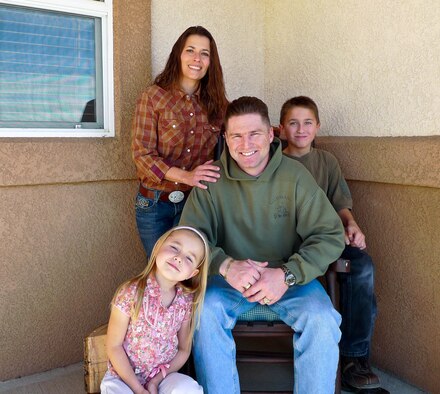 Capt. Jeremy Hodges and family