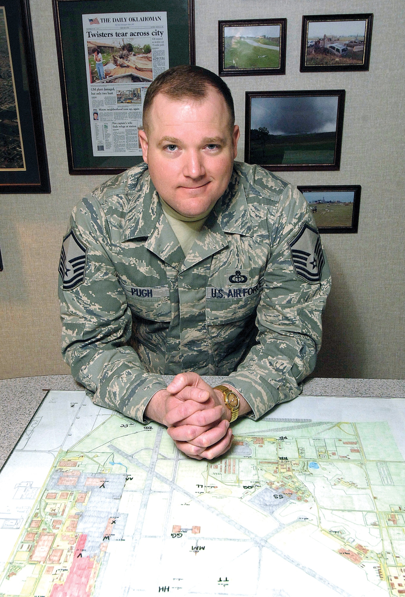 Master Sgt. Sam Pugh is the Air Force Materiel Command Senior Weather NCO of the Year.