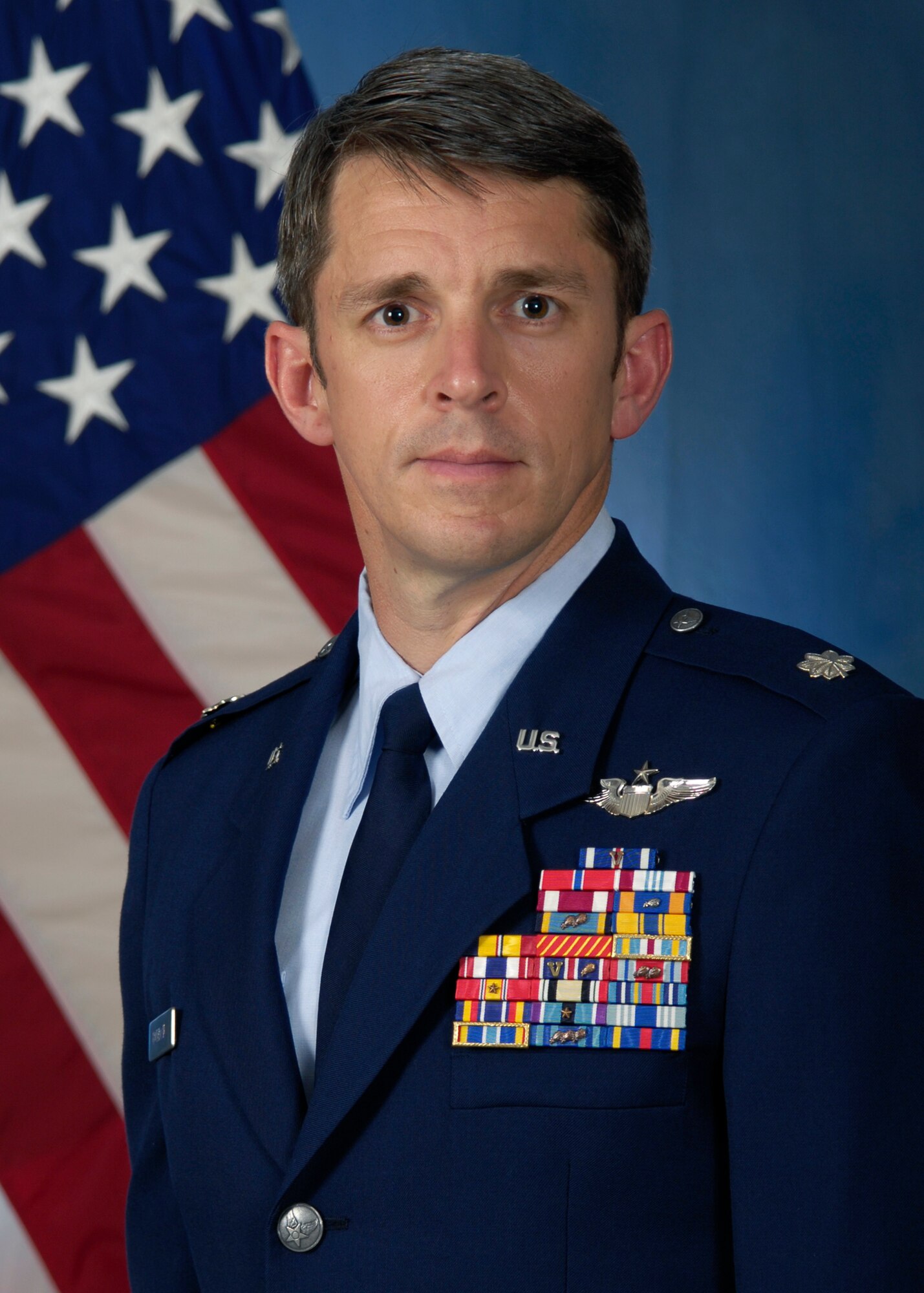 Lt. Col. Justin Hoffman became the 34th Special Operations Squadron April 9, during the reactivation of the historic squadron.  Colonel Hoffman comes to the 34th SOS from its sister squadron, the 319th SOS. (U.S. Air Force photo)