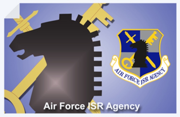 Air Force Intelligence, Surveillance and Reconnaissance Agency web banner. (U.S. Air Force graphic by Andy Yacenda, Defense Media Activity-San Antonio)