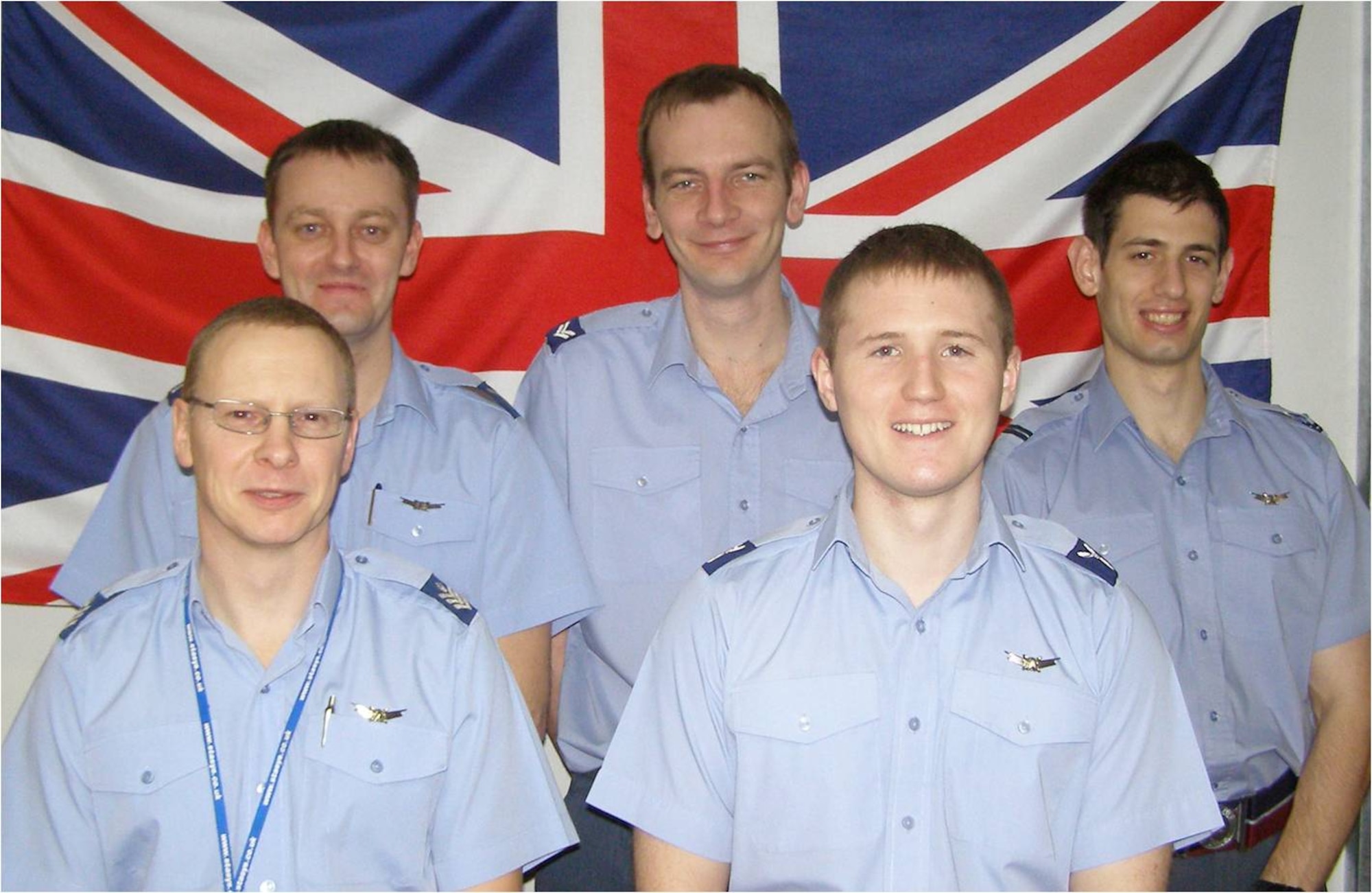 “The best of the best in 21 SW”

Space Operations Team - RAF Flyingdales  

Names/ Ranks:  Back Row (left to right) Senior Aircraftsman Trevor Lent, Corporal Steve Fowler, Flying Officer Jason Reuben Front Row (left to right) Flight Sergeant Daz Hucknell, Senior Aircraftsman Mark Paynter. (Courtesy photo)

