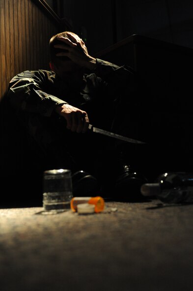 MINOT AIR FORCE BASE, N.D. -- The 5th Medical Group offers suicide prevention and awareness briefings at official functions upon request. Other sources for more information include the Military One Source/Military Homefront Web sites, and the annual computer based training. (U.S. Air Force photo by Tech. Sgt. Lee A. Osberry, Jr.)