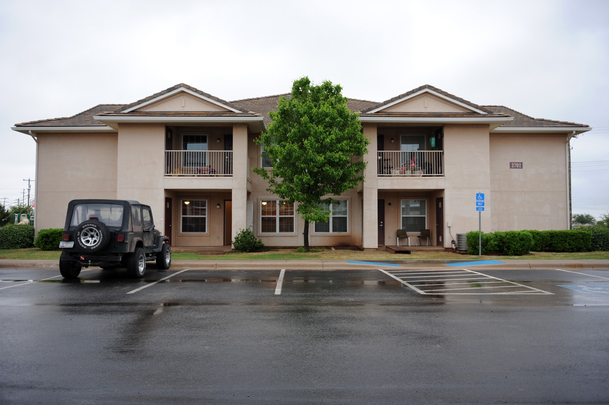 One of the apartment home buildings at Quail Hollow complex, a housing privatization project at Dyess Air Force Base, Texas. The complex has 402 units for Airmen and their families. (U.S. Air Force photo/Staff Sgt. Desiree N. Palacios)


