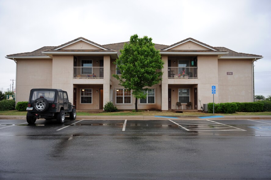 One of the apartment home buildings at Quail Hollow complex, a housing privatization project at Dyess Air Force Base, Texas. The complex has 402 units for Airmen and their families. (U.S. Air Force photo/Staff Sgt. Desiree N. Palacios)


