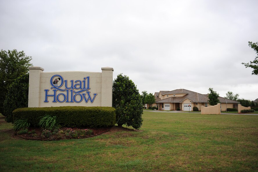 Quail Hollow complex is a housing privatization project with apartments and townhomes that are offered to Airmen and their families stationed at Dyess Air Force Base, Texas. (U.S. Air Force photo/Staff Sgt. Desiree N. Palacios)


