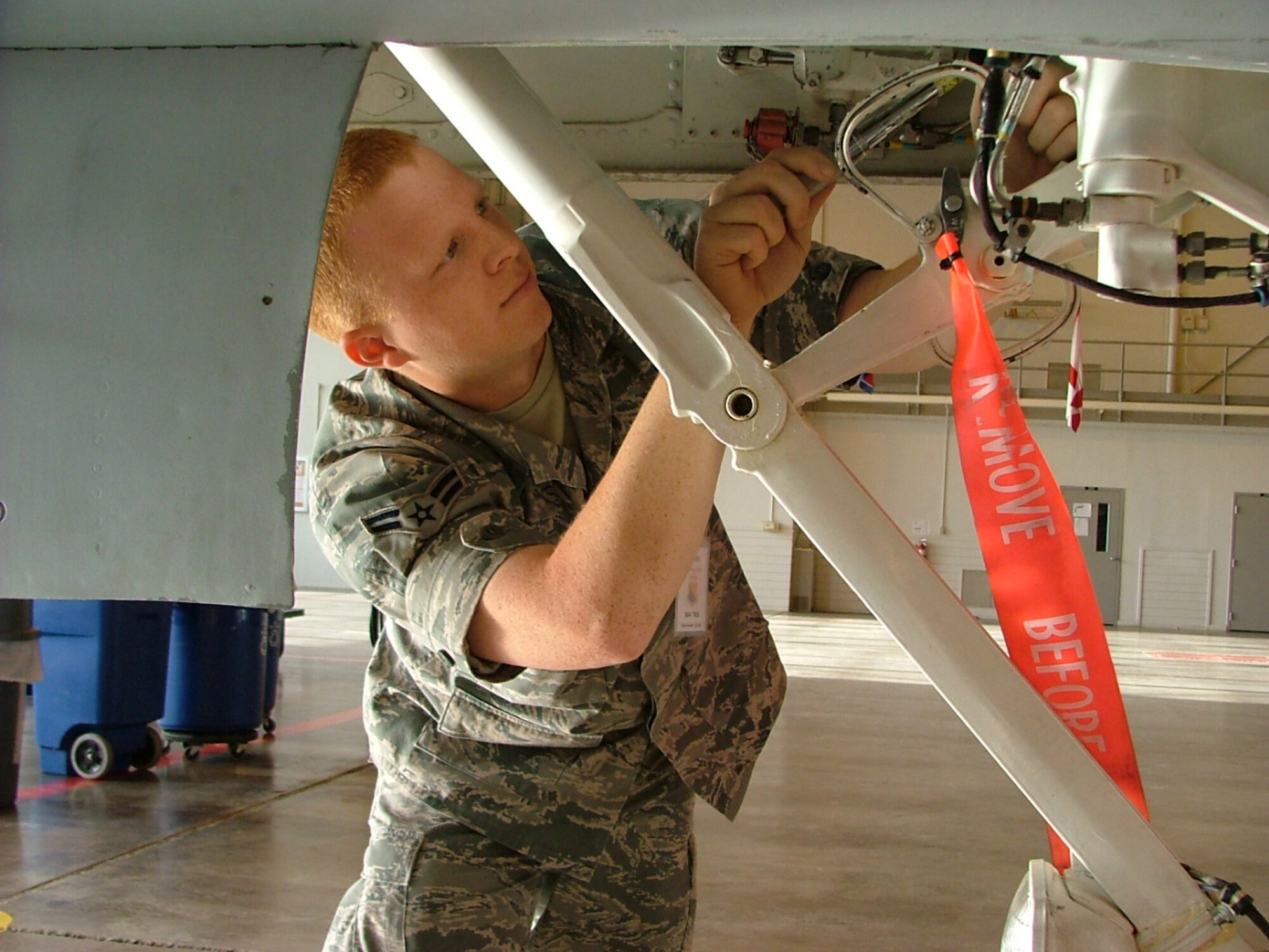 Airman 1st Class Jacob Goodin, 364th Training Squadron graduate, completed the Aircraft Electrical and Environmental Course with a score of 100 percent April 20, 2010. This course prepares the graduates to repair any aircraft in the Air Force inventory. The course is 91 academic days in length and contains 11 individual measurement examinations. Airman Goodin earned the squadron's first Ace Award in more than six years. (U.S. Air Force courtesy photo)