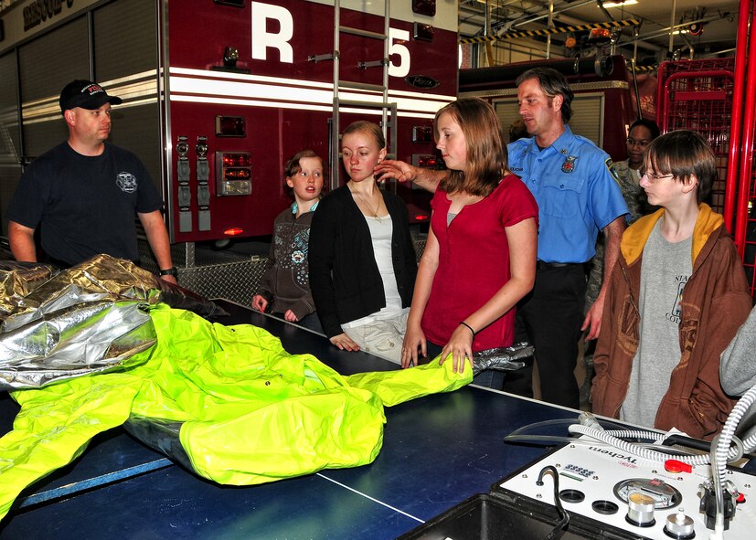 As part of Take your Child to Work Day, children of the 914th and 107th Airlift Wings are given a tour of the Niagara Falls Air Reserve Station April 16, 2010 Niagara Falls Air Reserve Station, Niagara Falls NY. This tour gave the children an understanding of what their parents do during a typical work day. (U.S. Air Force photo by Staff Sgt. Joseph McKee)