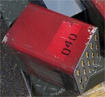 MOODY AIR FORCE BASE, Ga. -- A chaff module dropped from an A-10C Thunderbolt II aircraft assigned to the 23rd Fighter Group during an April 19 training flight. The chaff module is a metallic box that is approximately 6 inches long by 8 inches wide by 8 inches thick, and contains up to 30 bundles of chaff, which are square with plastic end caps. The metallic box will have an external U.S. Air Force marking. The aircraft landed safely at Moody but the dropped module is expected to be located between Moody, Lakeland, Dupont, Homerville and Pearson, Ga. If the chaff module is found, contact the 23rd Wing Command Post immediately at (229) 257-3501. (Courtesy photo/RELEASED)

