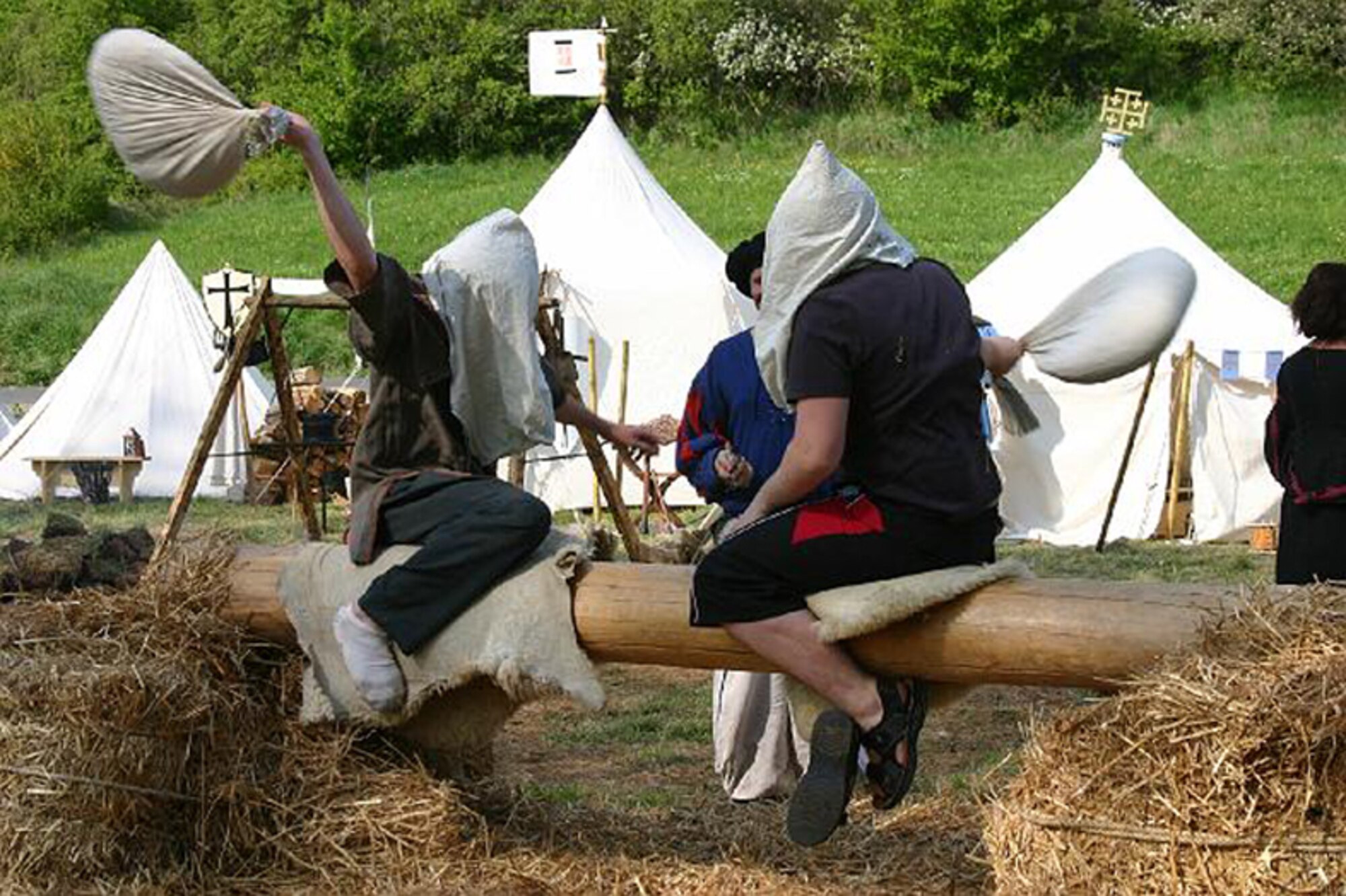 The medieval spring market in Bayerfeld-Steckweiler offers games and  
other fun activities where visitors can participate. (Courtesy photo)