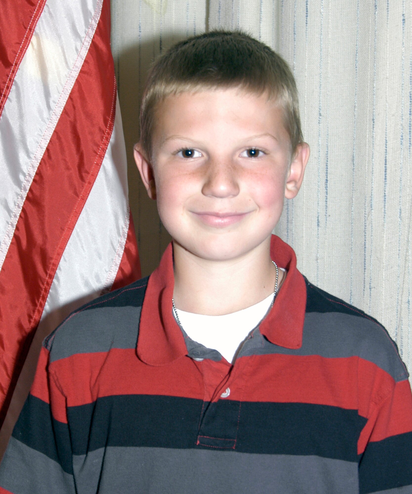 Jonah Bohn was one of 35 children who attended the Take Our Daughters and Sons to Work Day at the Air Reserve Personnel Center on April 22. During the event, children were asked what were the three most important things they can do to prepare for their future. "Continue my education; keeping my friends; and staying confident," Jonah said. (U.S. Air Force photo/Mike Molina)                              