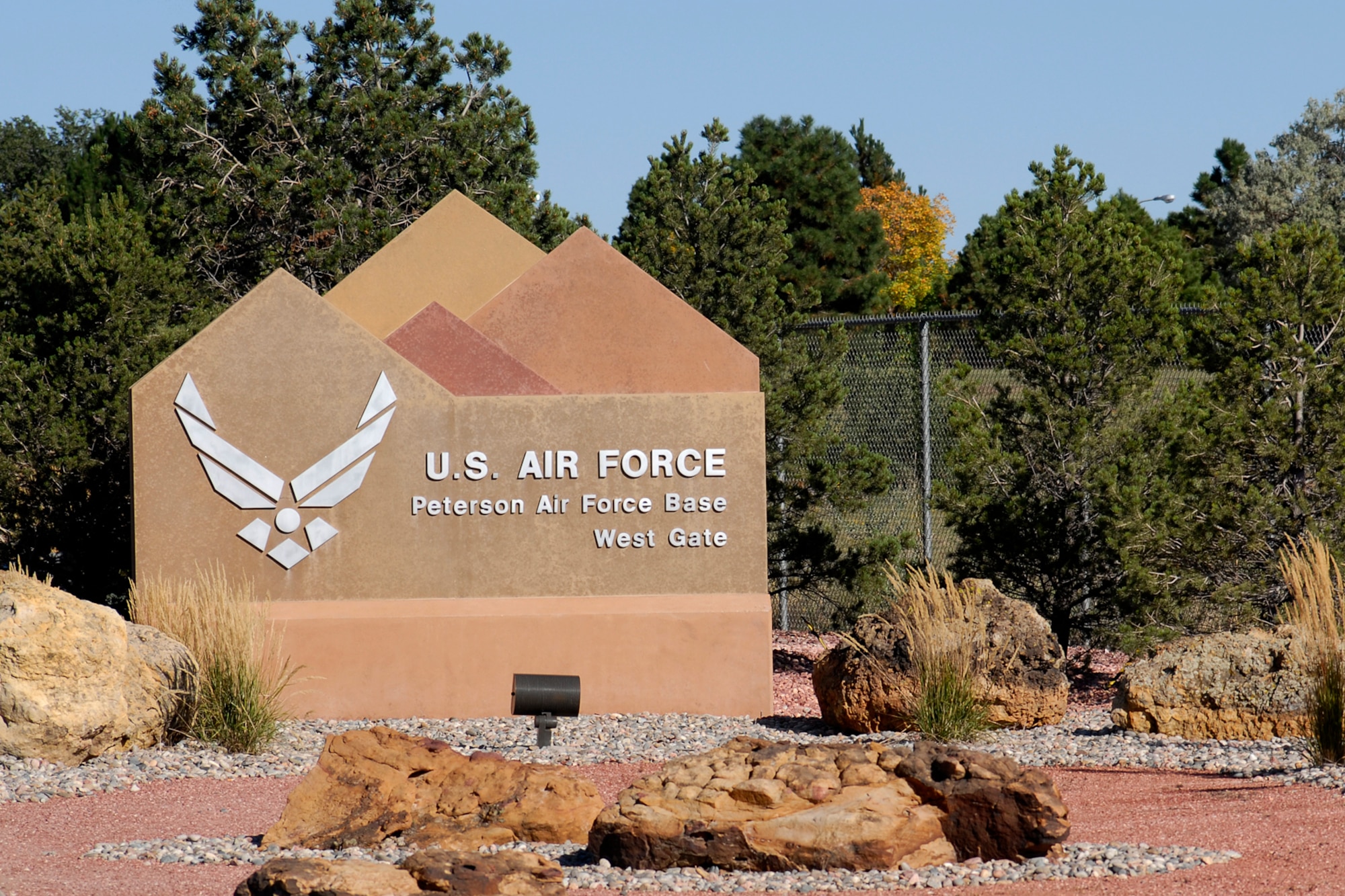 Peterson Air Force Base is home to the 21st Space Wing and five major mission partners, including North American Aerospace Defense Command, U.S. Northern Command, Air Force Space Command, Space and Missile Defense Command/Army Strategic Command and the 302nd Airlift Wing. More than 11,000 military and civilian employees work at the base, and in fiscal year 2009, Peterson Air Force Base contributed $1.23 billion into the local economy through jobs and spending. (U.S. Air Force photo)