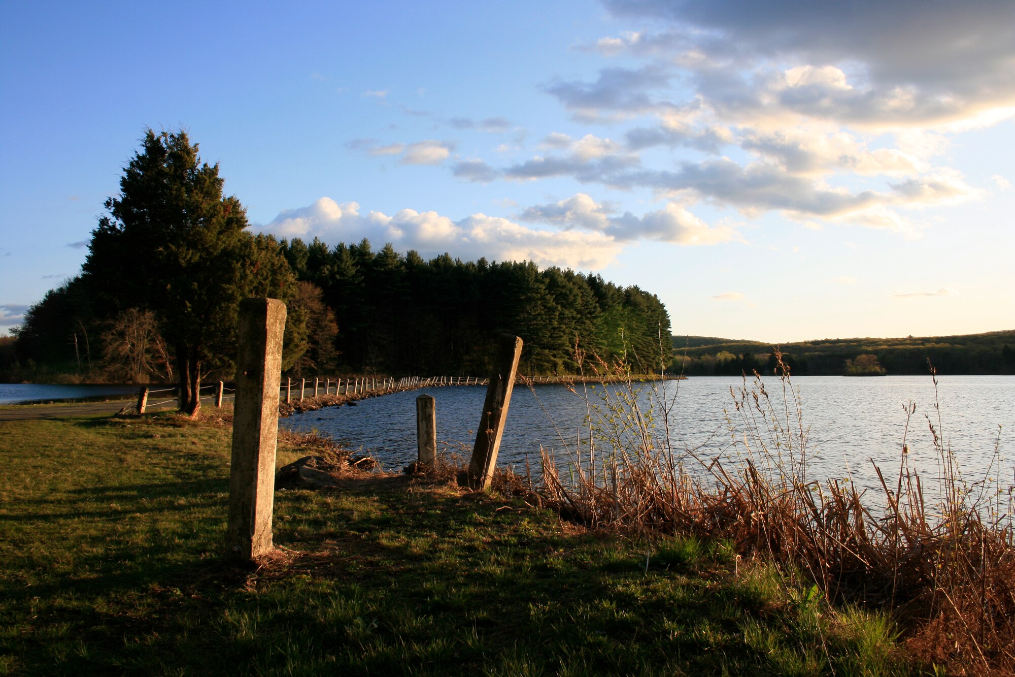 The Ashley Reservior in Holyoke, Mass. is home to the Empire One Running Club's weekly 5-K series.