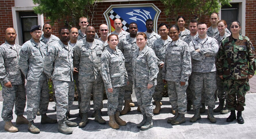 Twenty-one reservists graduated from the Noncommissioned Officer Leadership and Development class at Homestead Air Reserve Base, Fla., April 23.  (U.S. Air Force photo/Senior Airman Lou Burton)