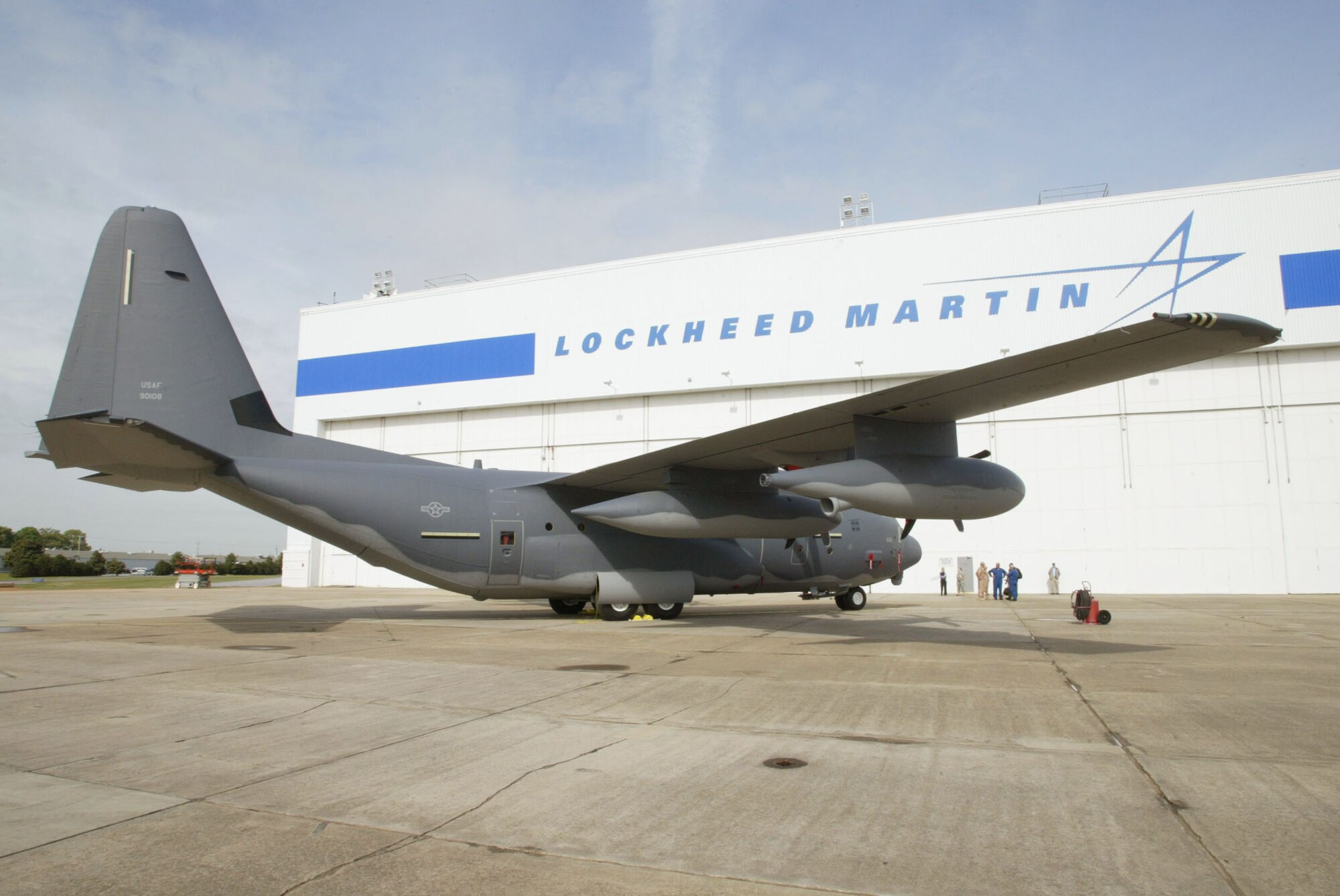 A new model of one of the most versatile aircraft in the U.S. Air Force inventory was unveiled at the Lockheed Martin Aeronautics Company, Marietta, Ga., Apr. 19. The HC-130J Super Hercules combat rescue tanker is configured to provide invaluable support to special operations objectives. It's capabilities include combat delivery, air-to-air refueling, special operations, as well as disaster relief and humanitarian missions.