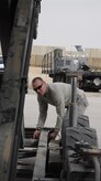 Staff Sgt. Daniel Hauprich, 532nd Expeditionary Operations Support Squadron assistant noncommissioned officer in charge of material handling maintenance (Courtesy photo)