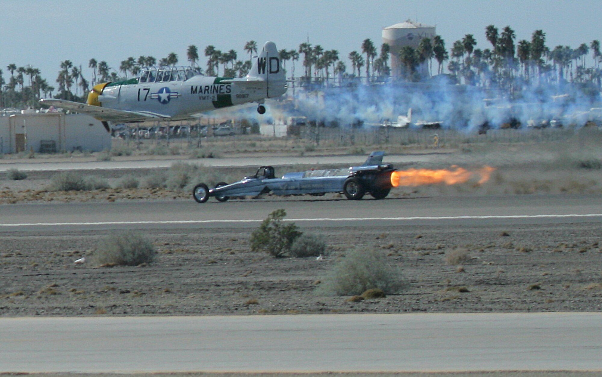 John Collver has an aviation career spanning more than three decades and over 14,000 hours of flight time in over 50 types of aircraft.  His career includes time in the Goodyear Blimp, flying for television, as well as teaching and competing in the aerobatic arena. John currently has over 26 years and over 1,000 performances in the Air Show industry.   In addition, John formally flew for the Northrop/Grumman corporation Supporting the U.S. Military for over a decade. You can see and meet John at March Air Reserve Base's AirFest 2010 on May 1 and 2.  AirFest 2010 is open to the public and admission and parking are free. The base is located in Riverside County.