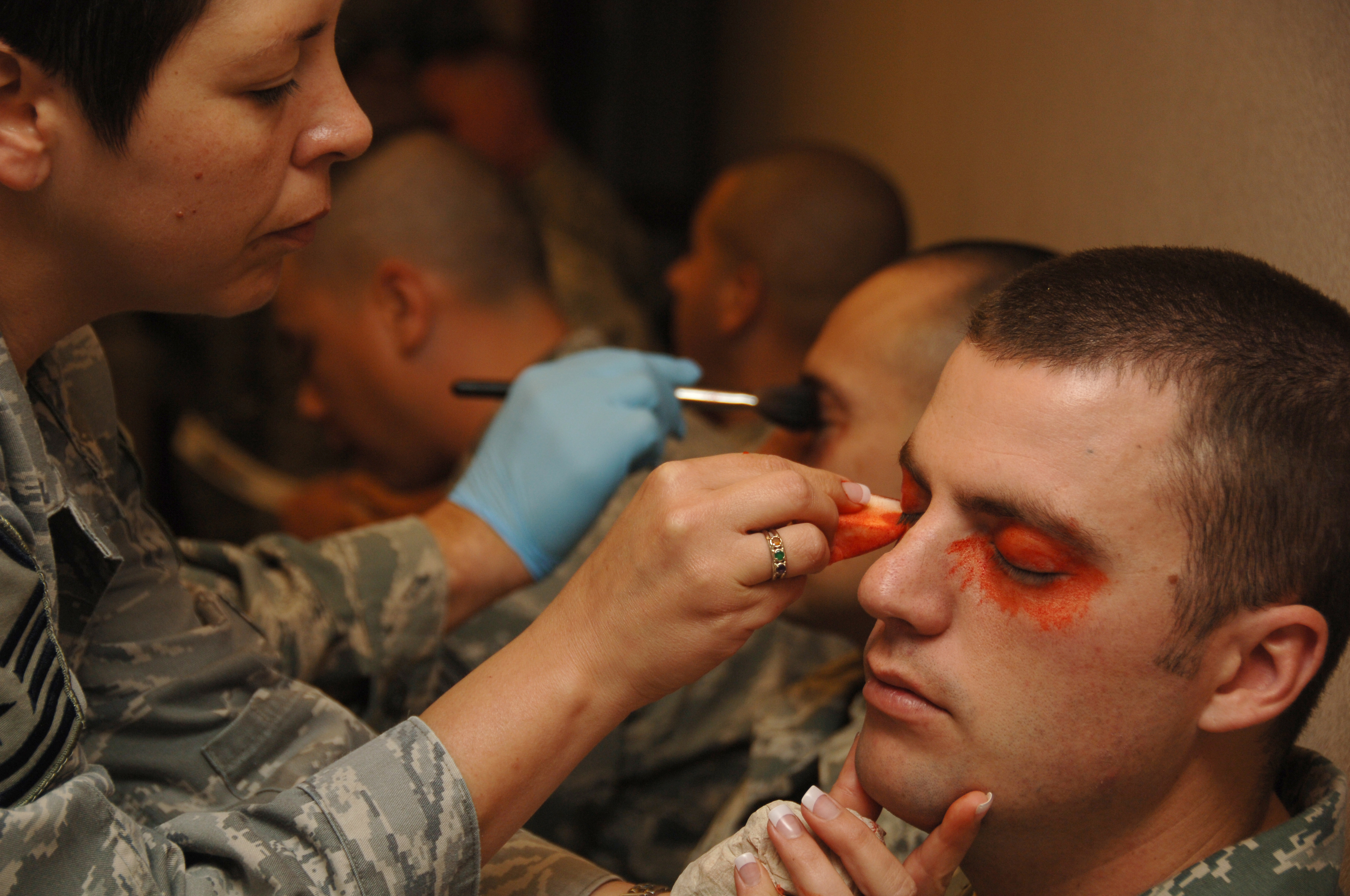 Moulage During Base Exercise