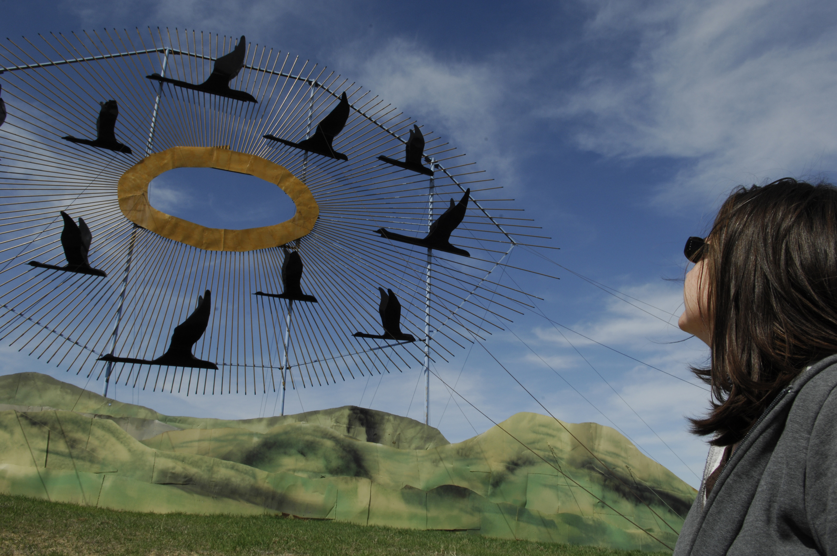 アメジストとセレナイトのオブジェ An enchanted road trip > Minot Air Force Base > Article Display