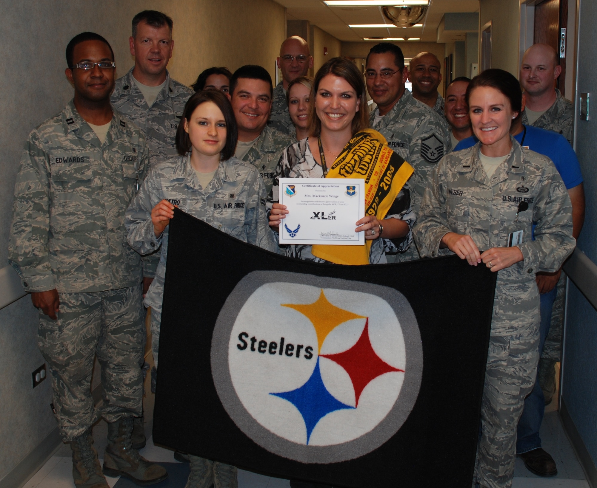 Laughlin XLer Mackenzie Winge > Laughlin Air Force Base > Display