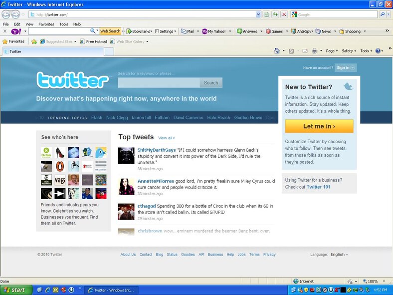 LANGLEY AIR FORCE BASE, Va. -- Starting May 1, Airmen can access social media websites, like Twitter, from Air Combat Command computers. The move is part of a Department of Defense directive, which highlights the capabilities of social media and allows Airmen to tell the ACC story.