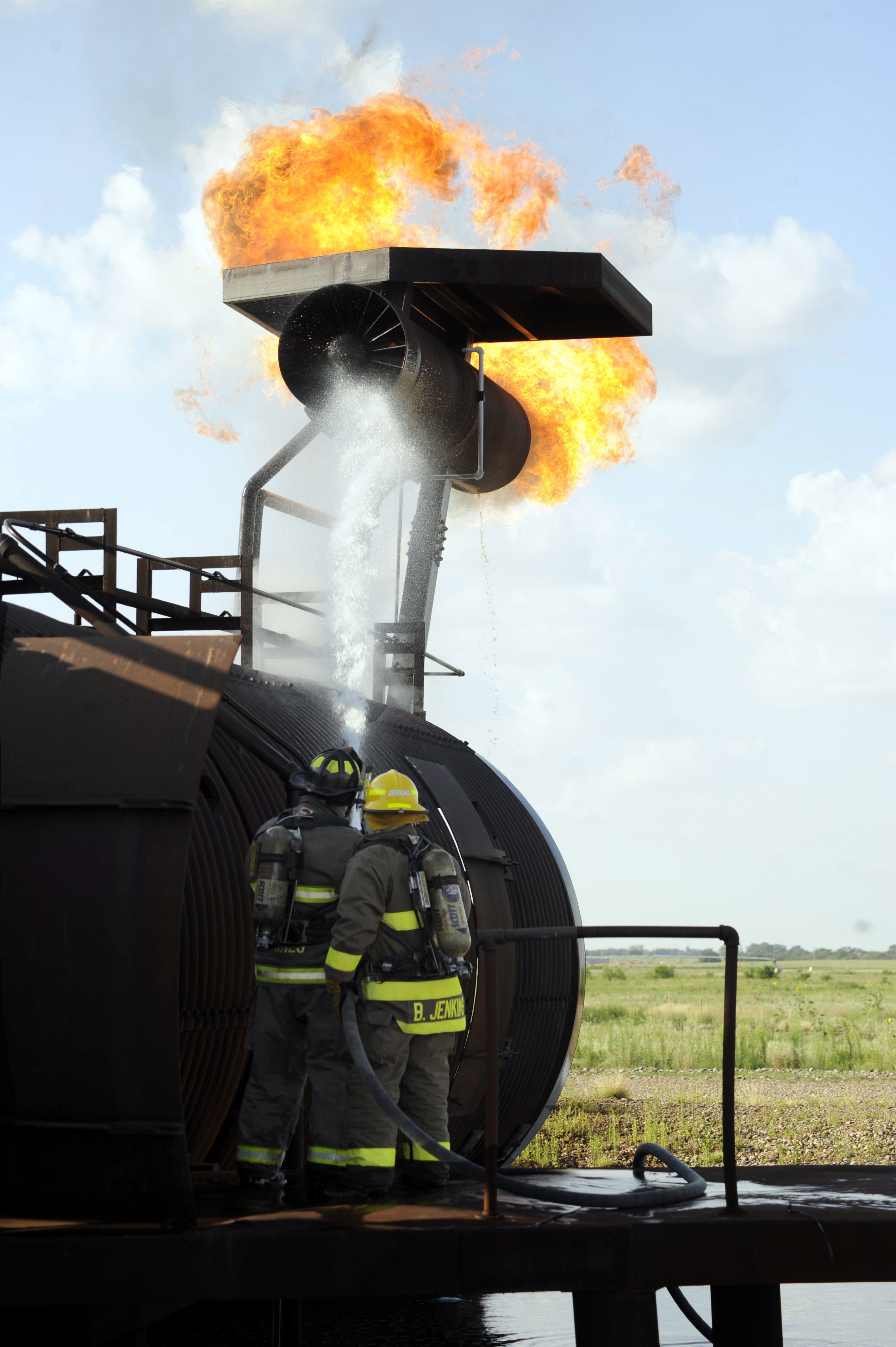 Cannon, Clovis firefighters team up for training > Cannon Air Force