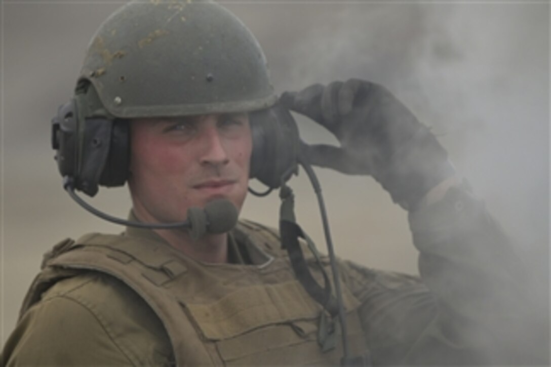 A U.S. Marine with 4th Platoon, Charlie Company, 3rd Assault Amphibian Battalion, 1st Marine Division conducts amphibious training at Salinas, Peru, on July 9, 2010.  The unit is embarked aboard the amphibious transport dock ship USS New Orleans (LPD 18) in support of Partnership of the Americas/Southern Exchange 2010, a combined amphibious exercise designed to enhance cooperative partnerships with maritime forces from Argentina, Mexico, Peru, Brazil, Uruguay, and Colombia.  