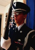 Senior Airman Arthur Eschenburg from the 437th Maintenance Squadron was recently selected to join the Air Force Honor Guard team at Bolling Air Force Base, D.C. In less than two months, the couple will depart to join the "Chief's Own."