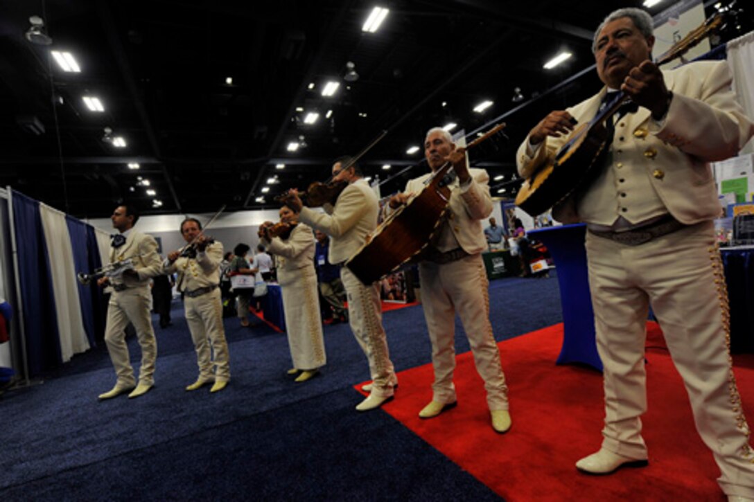 ALBUQUERQUE, N.M. --  Air Force Reservists supported the League of United Latin American Citizens (LULAC) convention and exposition here July 13 to 17. The LULAC convention and exposition provided Reservists with several outreach programs and events, which were focused on community awareness and education. Since the Air Force Reserve's involvement in the LULAC convention in 1999, Hispanic recruitment has also nearly doubled to 9.6 percent. (U.S. Air Force photo by Staff Sgt. Dayton Mitchell/RELEASED)