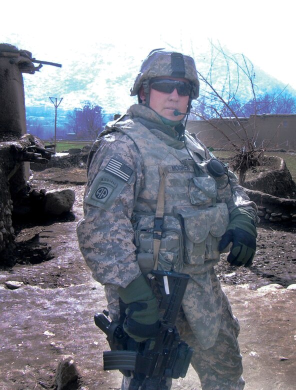 Master Sgt. James Mogren, 72nd Security Forces Squadron director of logistics, pictured on a deployment to Afghanistan, was named one of Air Force’s 12 Outstanding Airmen of the Year. (Courtesy photo)