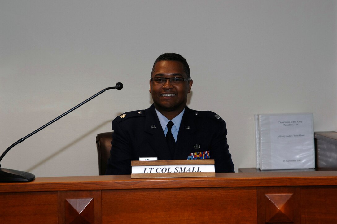 Lt Col Ronald C. Small, 134 ARW/JA.  (Air National Guard photo by Staff Sgt Mark Finney, 134 ARW Public Affairs)