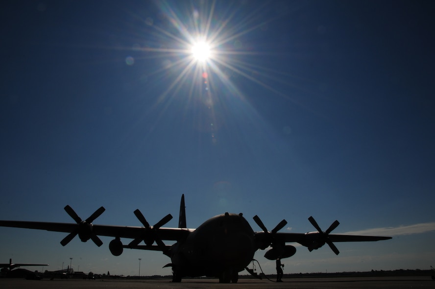 Senior Airman James Organisciak, 914th Aircraft Maintenance Squadron Crew Chief, performs functional checks on a C-130 6 August, 2010.  The C-130 transported a F-94 Starfire to Robbins Air Force Base , Ga. (U.S. Air Force Reserve Photo by Senior Airman Jessica Mae Snow