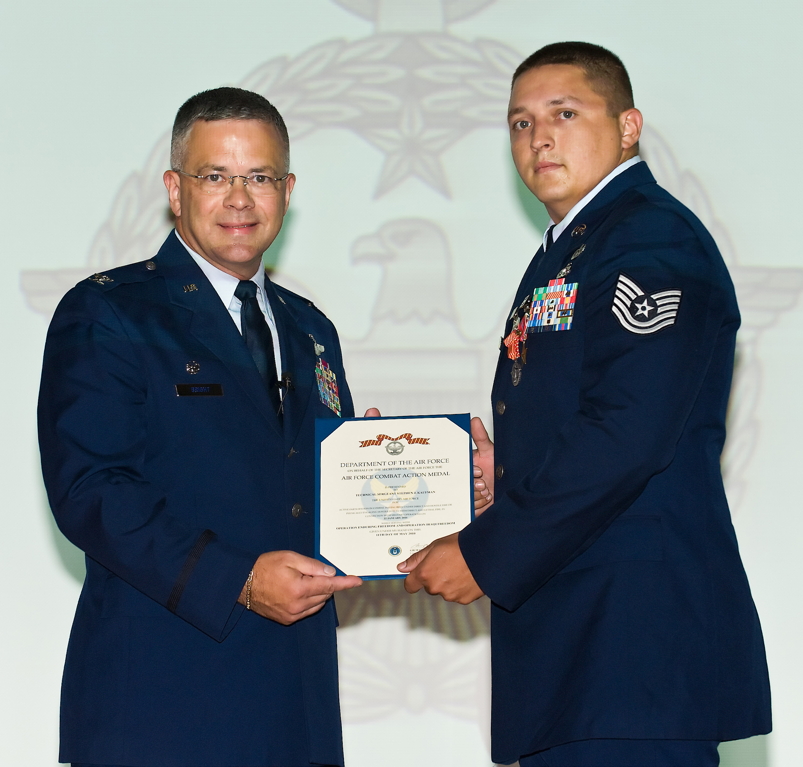 Reservist under fire Airman awarded Bronze Star, Air Force Combat