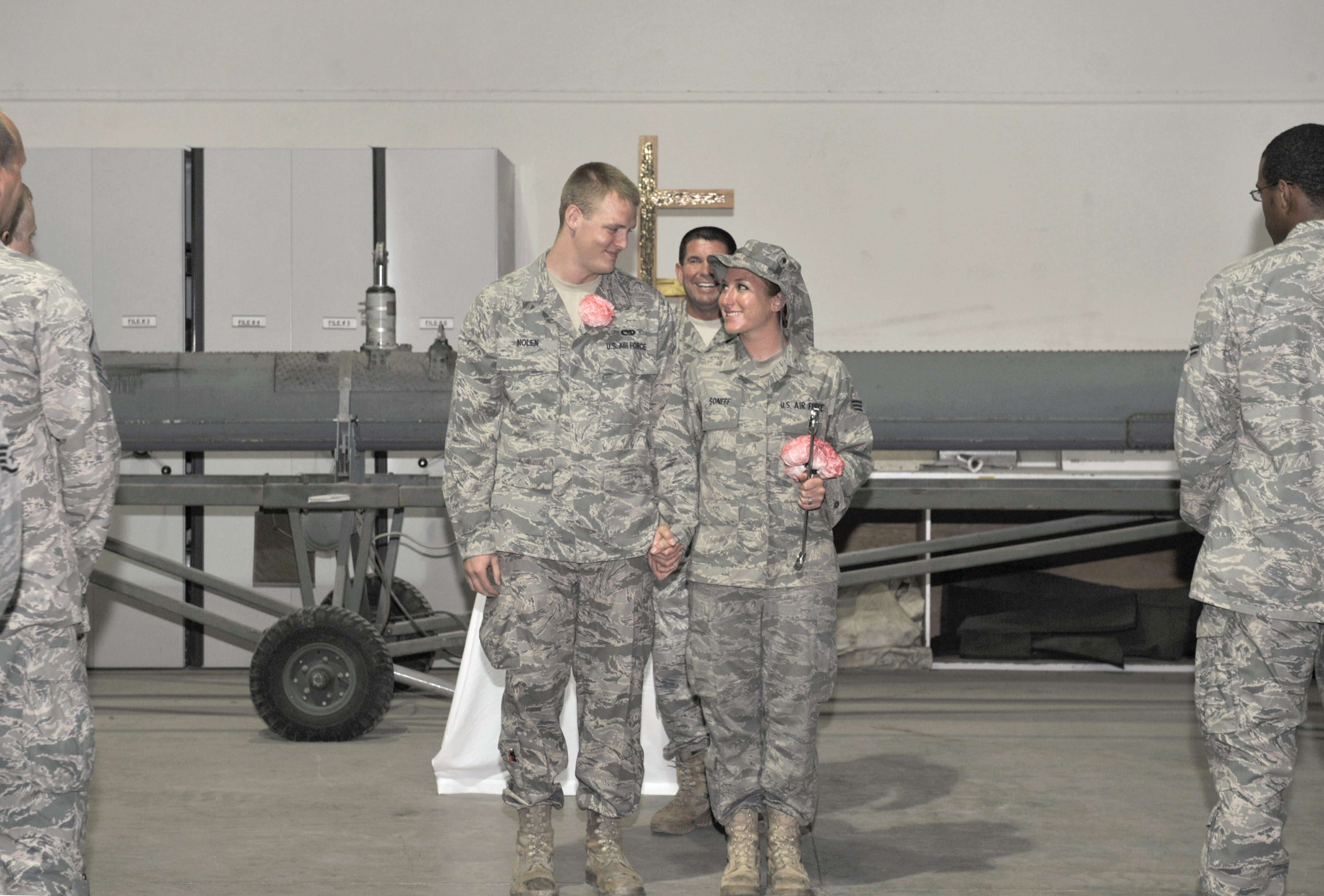 Couple's path to marriage winds through deployment > Air Force ...