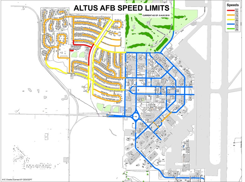 Changes to Traffic in Altus Air Force Base housing > Altus Air Force