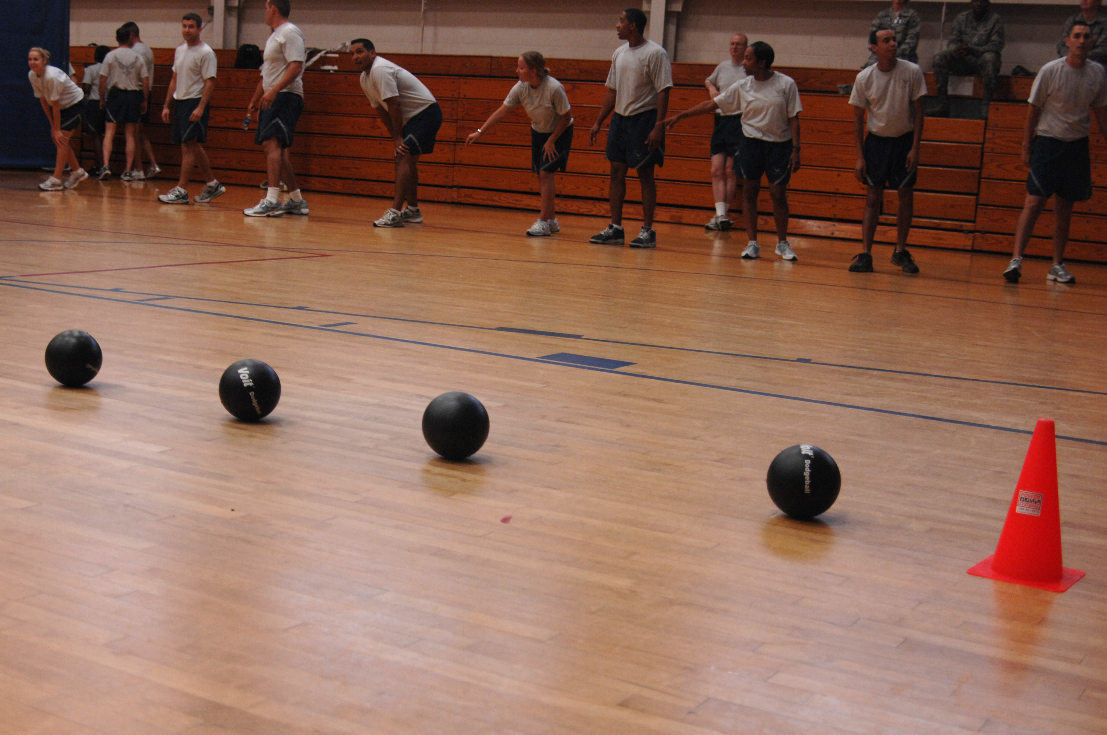628 CES takes dodgeball challenge title