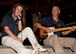 Staff Sgt. Angie Johnson and Tech Sgt. Paul Holzen with Sidewinder, 571st Air National Guard Band perform at the 39th Annual Enlisted Association of the National Guard of the United States conference (EANGUS) in St. Louis Mo., Aug 10. (Photo by Staff Sgt. Amber Hodges)