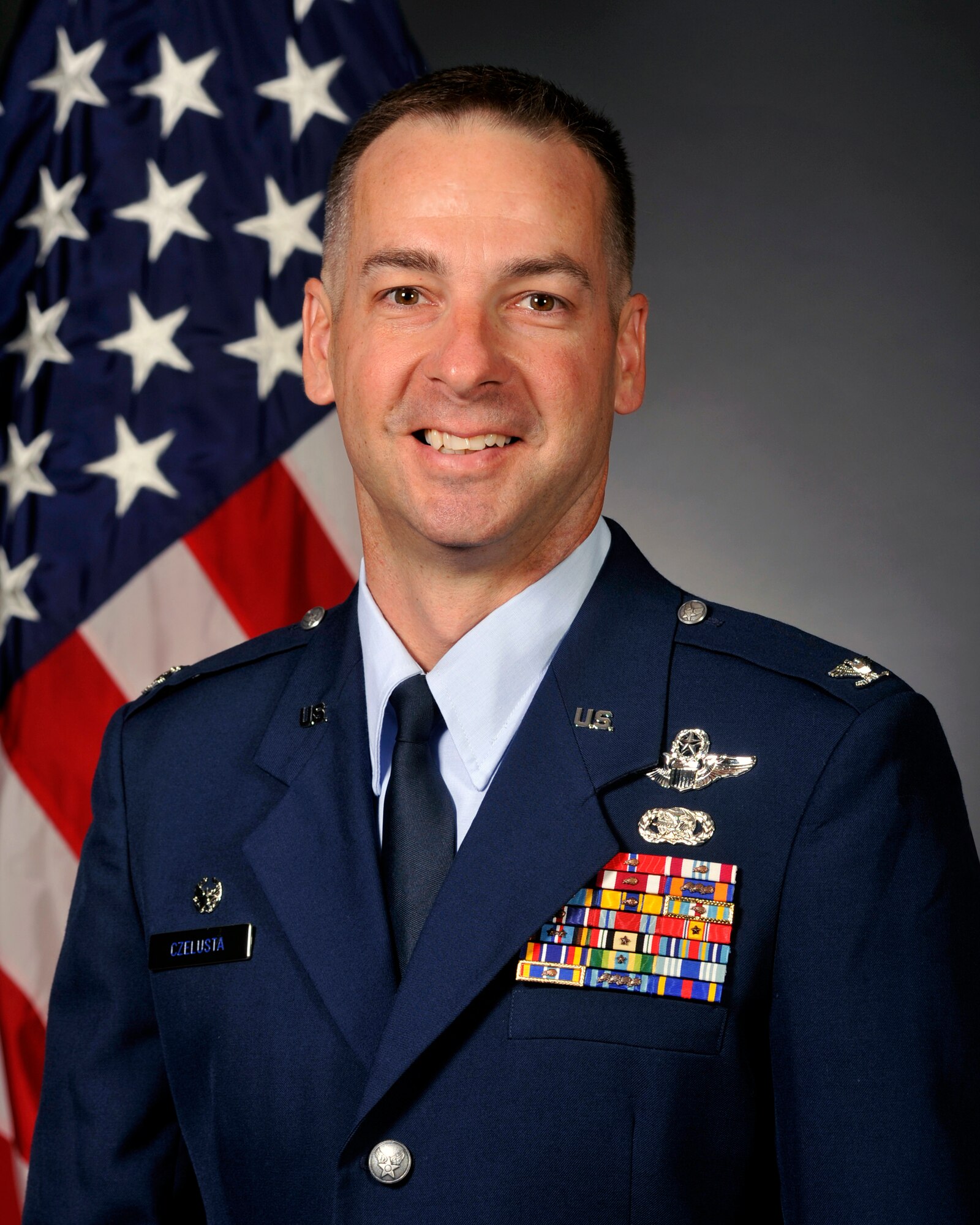 Col. Mark Czelusta, 314th Airlift Wing commander