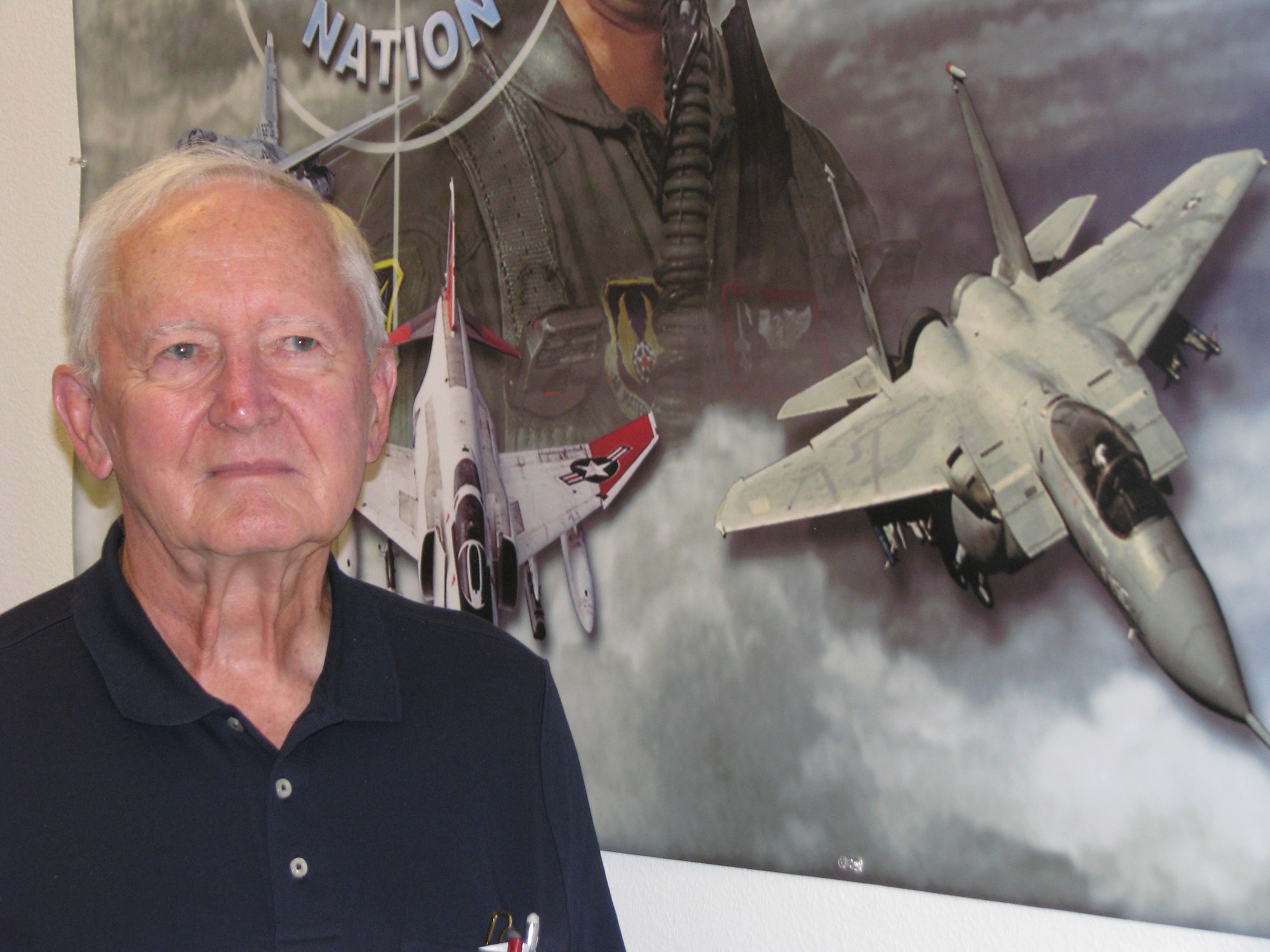 Retired Air Force Col. Louis C. Setter, 419th Flight Test Squadron, has been nominated by Air Force Materiel Command for this year's Wright Brothers Memorial Trophy.  The trophy is awarded every year to a living American for significant public service of enduring value to aviation in the United States.  (Air Force photo by Diane Betzler)