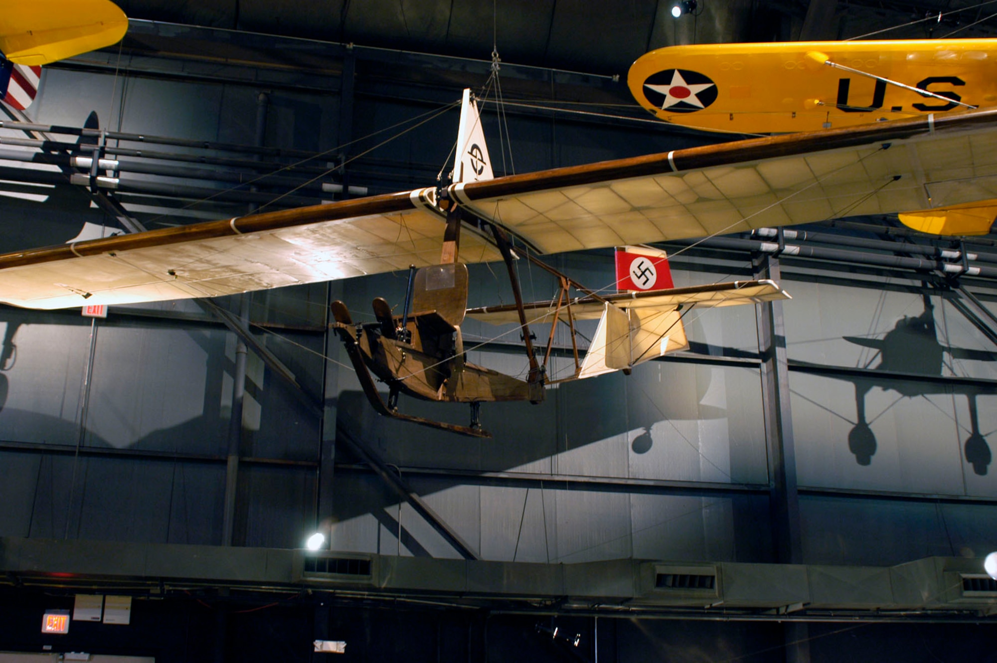 DAYTON, Ohio -- Schneider Schulgleiter SG 38 in the Early Years Gallery at the National Museum of the U.S. Air Force. (U.S. Air Force photo)