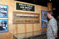 Gen. Stephen Lorenz, Air Education and Training Command commander, tours the USAF Airman Heritage Museum during the museum's grand opening Aug. 12. The museum features interactive technology and 31 exhibits. (U.S. Air Force photo/Alan Boedeker)