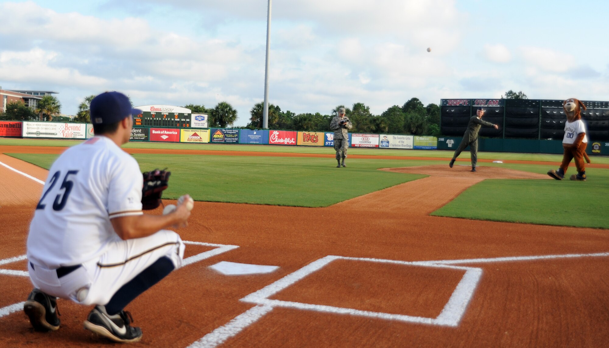 Charleston RiverDogs MLB New Era 2023 Armed Forces Day On-Field