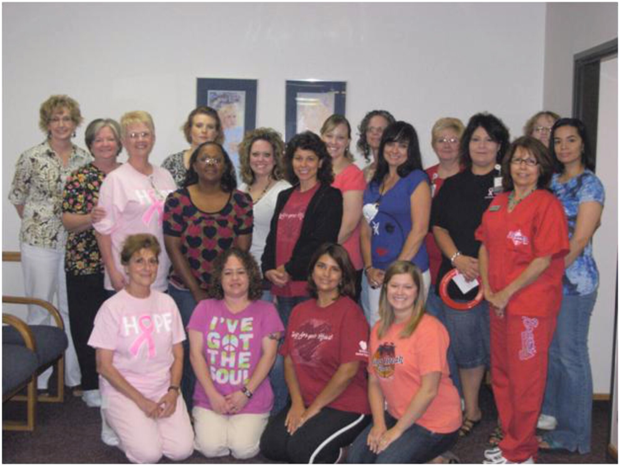 The 27th Special Operations Medical Support Squadron provided a team building  exercise at the Women's Medical Center in Clovis, N.M., July 30. The Women's Medical Center is an Obstetrics and Gynecology office located across the street from Plains Regional Medical Center. (Courtesy photo)  