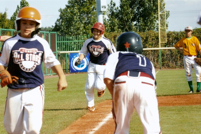 The Kaiserslautern Military Community Little League All-Star team earned a spot in the Little League World Series by beating Ukraine 10-0 in five innings August 3, 2010.The All-Stars are the first Department of Defense team to make it to the LLWS in a decade. (Air Force courtesy photo) 