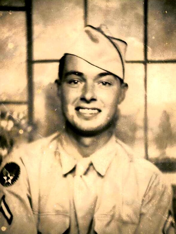 James L. Bottomlee, grandfather of Lt. Col. James D. Bottomlee, 3rd Fighter Training Squadron commander at Vance AFB, served in the U.S. Army Air Forces throughout World War II loading bombs on the B-26 Marauder. When Colonel Bottomlee entered the Air Force, his grandfather told him, “Remember son, take care of your Airmen and they will take care of the mission.” (Courtesy photo)