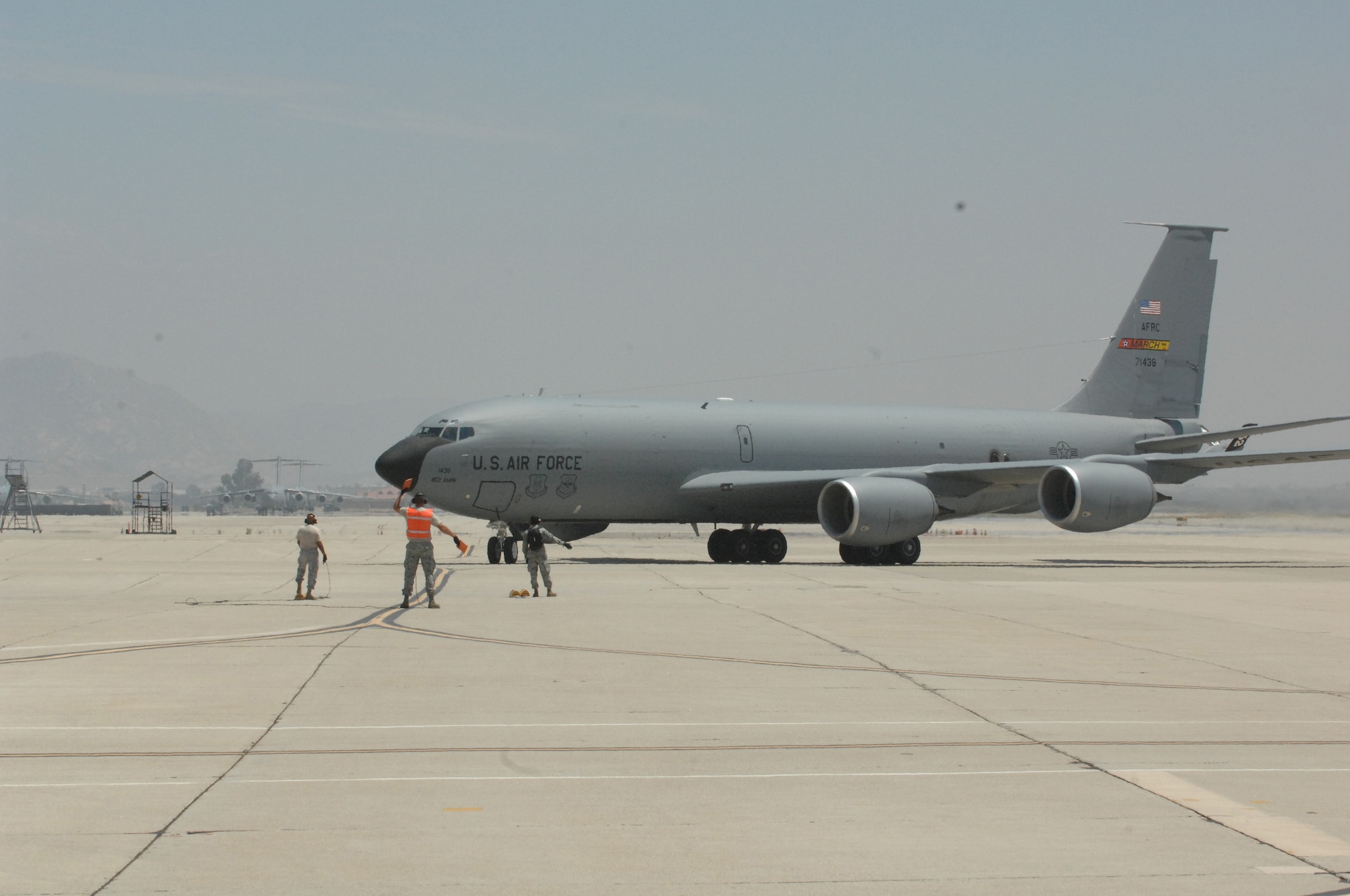 Final Flight of Lt. Col. Dave Tully, 336th Air Refueling Squadron, March Air Reserve Base, Calif. (U.S. Air Force photo by SSgt Keith Lawson)
