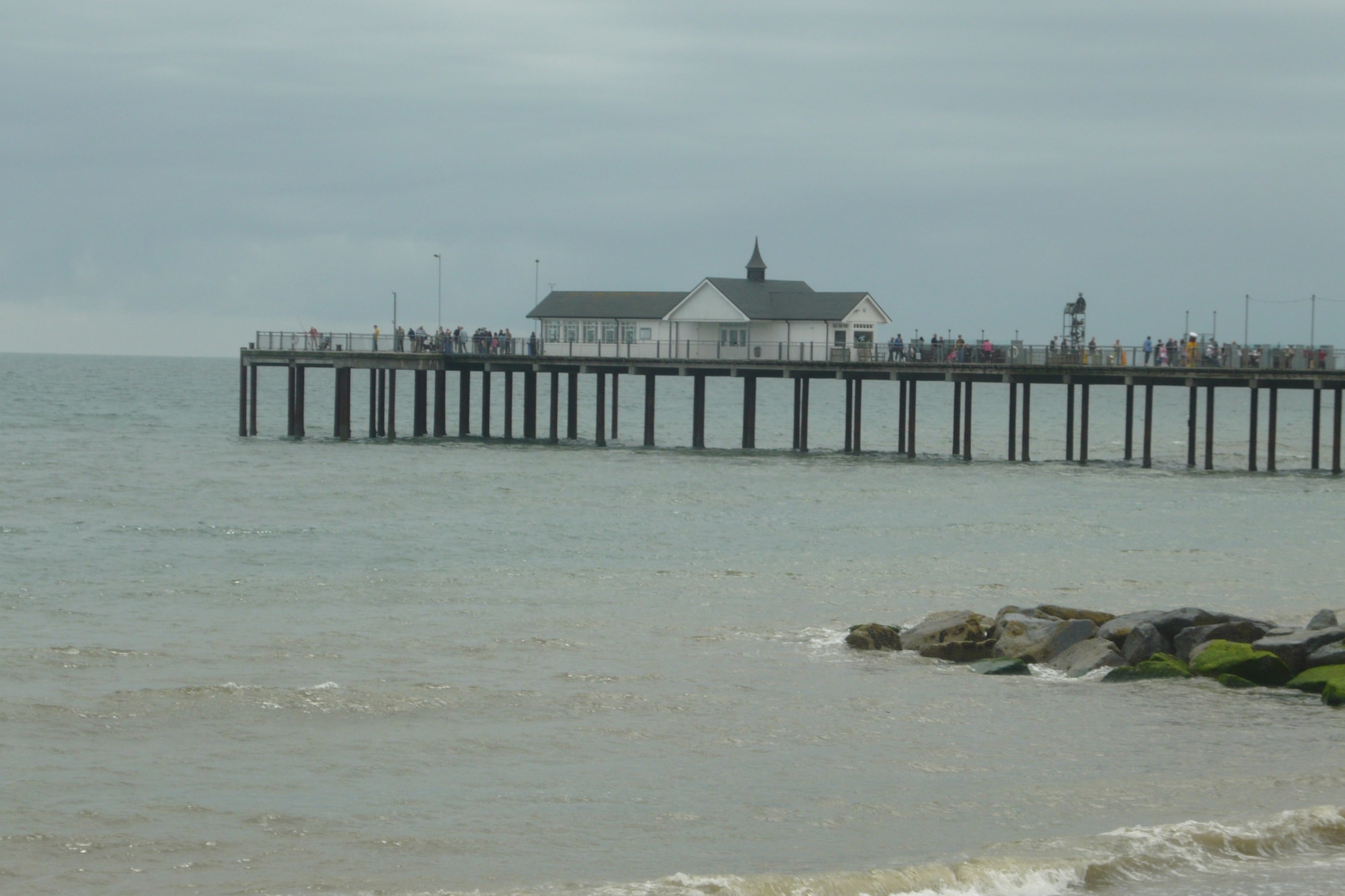 In their heyday, there were many pleasure piers across England and Wales. These were found in most fashionable seaside resorts during the Victorian era . Southwold Pier was built in 1900 and has endured many storms in its lifetime. Pleasure piers can often be found at British seaside resorts with amusements and entertainments on them. (U.S.Air Force photo by Senior Airman David Dobrydney)