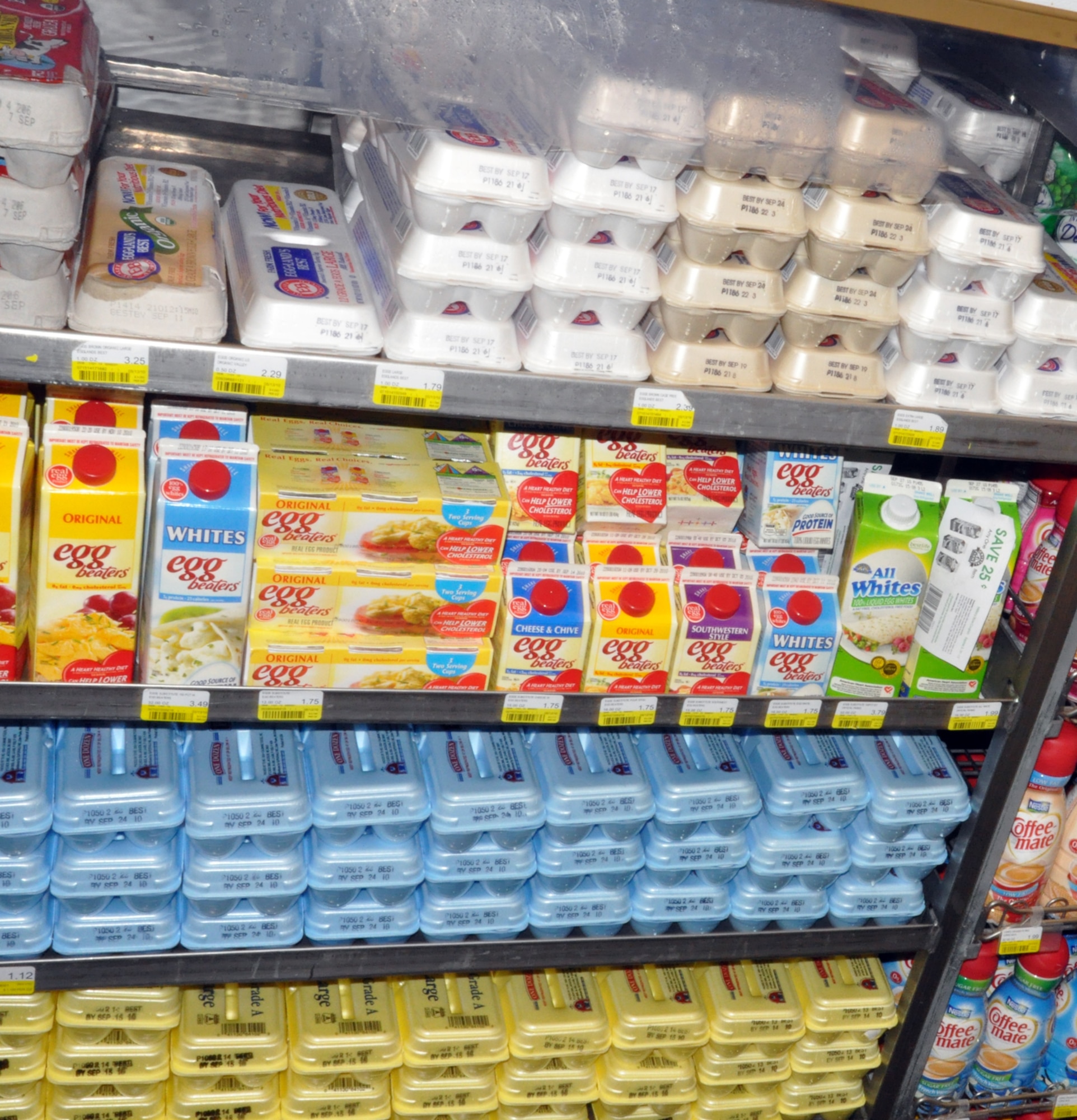 Defense Commissary Agency food safety officials and Columbus Air Force Base public health officials have both confirmed that eggs sold in the commissary were not affected by the salmonella contamination which caused a recent massive recall of eggs. (U.S. Air Force photo/Airman 1st Class Chase Hedrick).