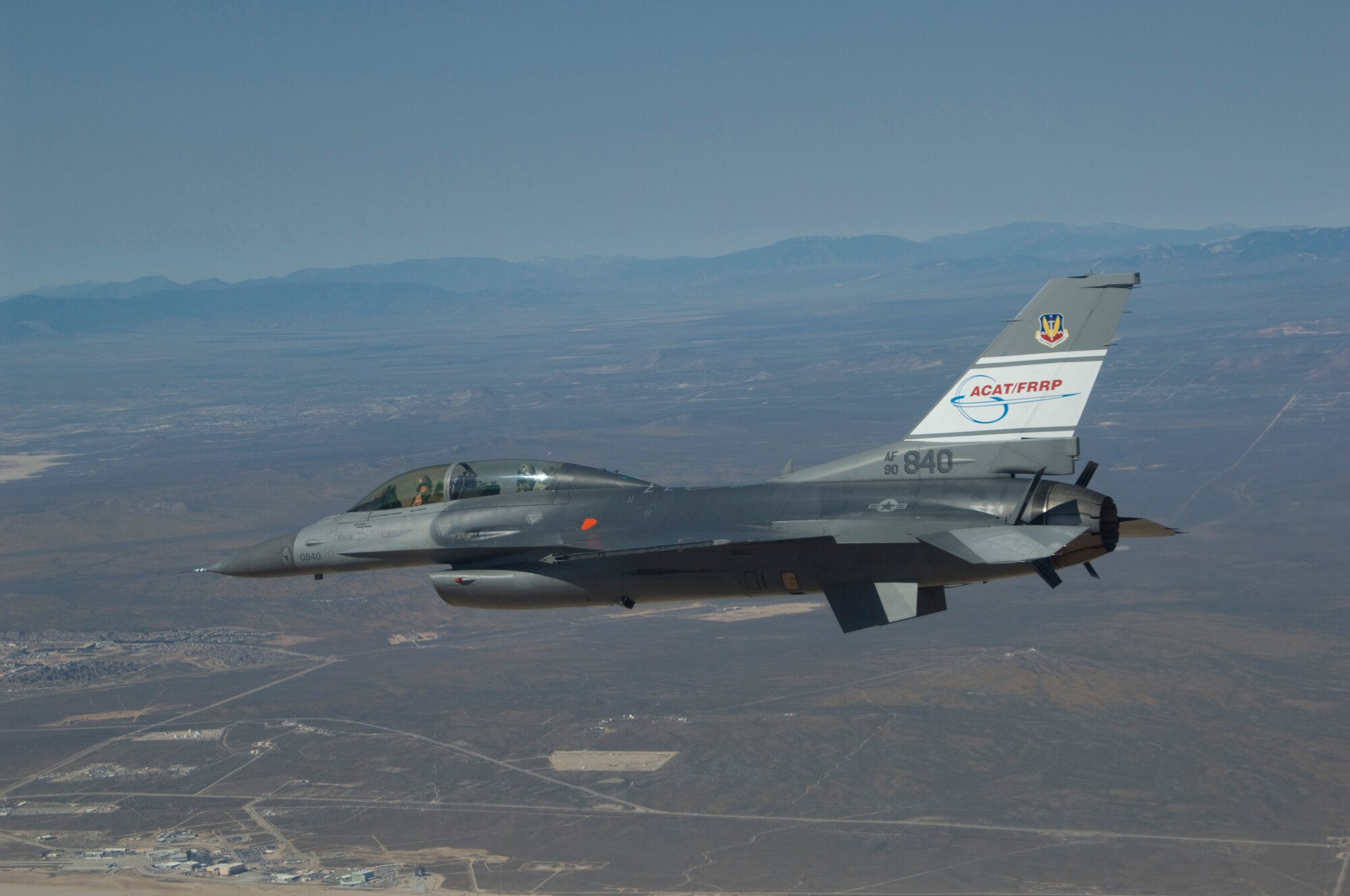 The F-16 test aircraft, shown here flying over Edwards AFB, Calif., proved the Automatic Ground Collision Avoidance System technology was ready to install on F-16s in the field.  A low risk, low cost integration effort to begin in mid-2014 will install the system on Block 40 and 50 aircraft.       